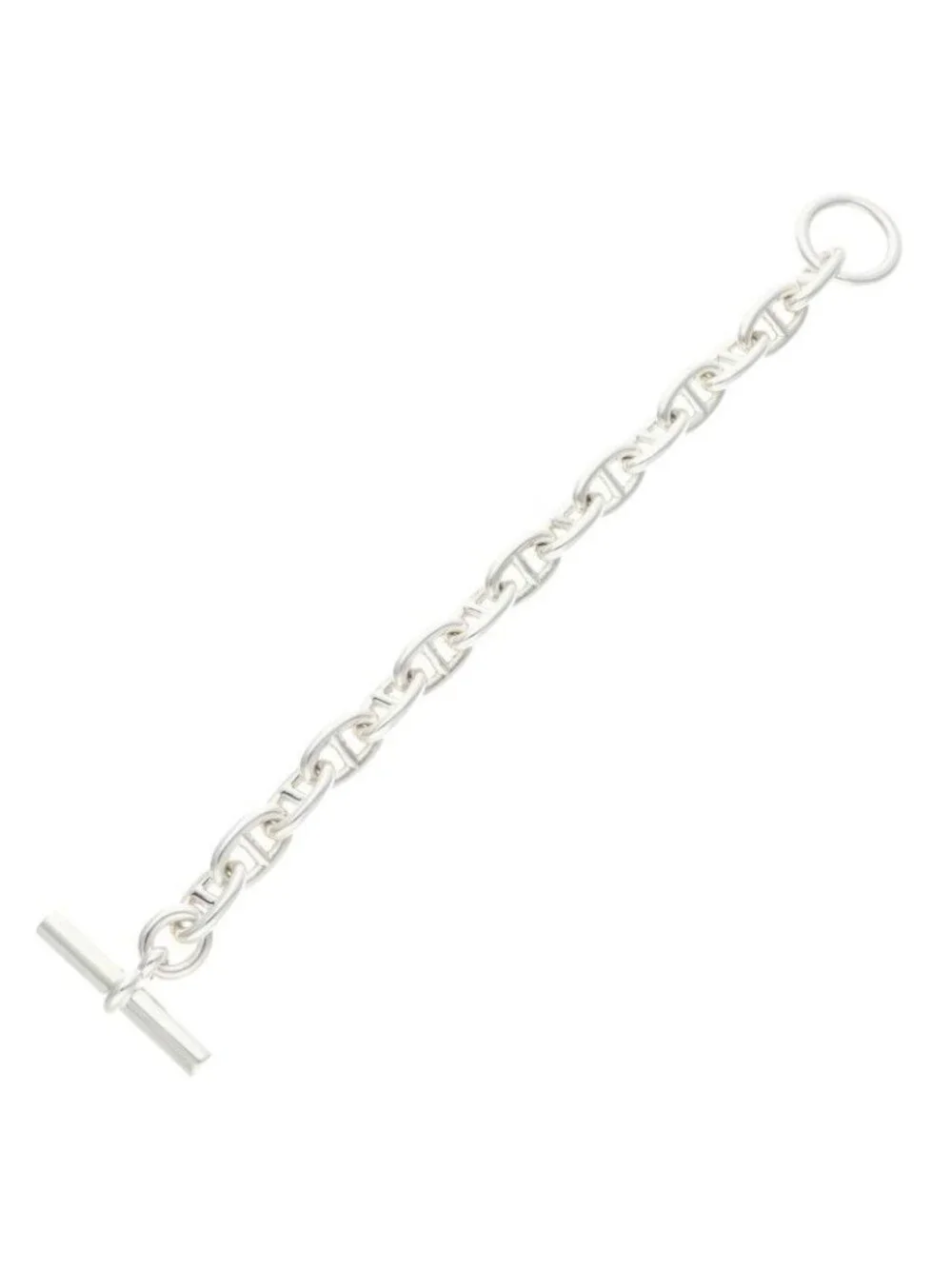 Hermes Chaine D'ancre MM Silver Bracelet